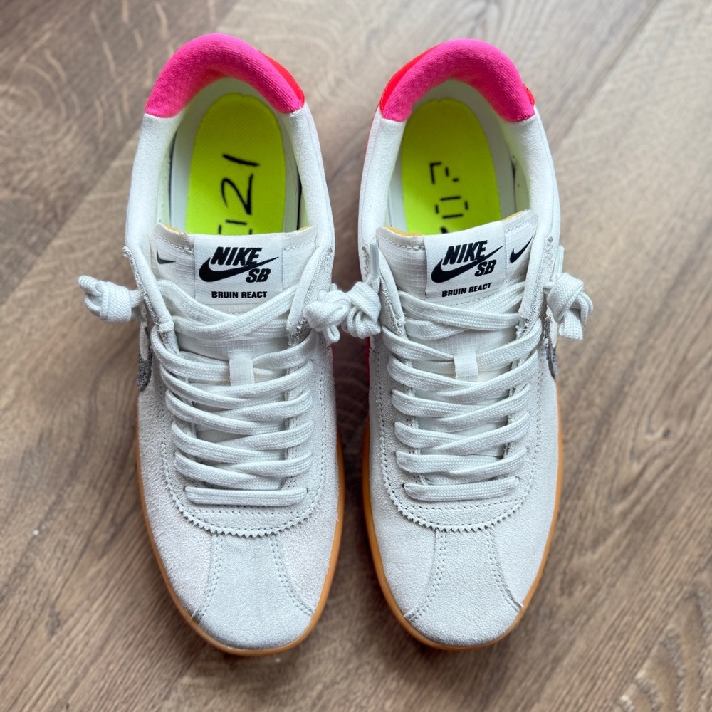Nike Bruin React SB Rawdacious Summit White Gum CV5980-101 Men 9, Woman 10.5 - Picture 5 of 10
